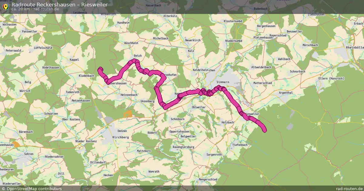 Fahrradroute Reckershausen – Riesweiler