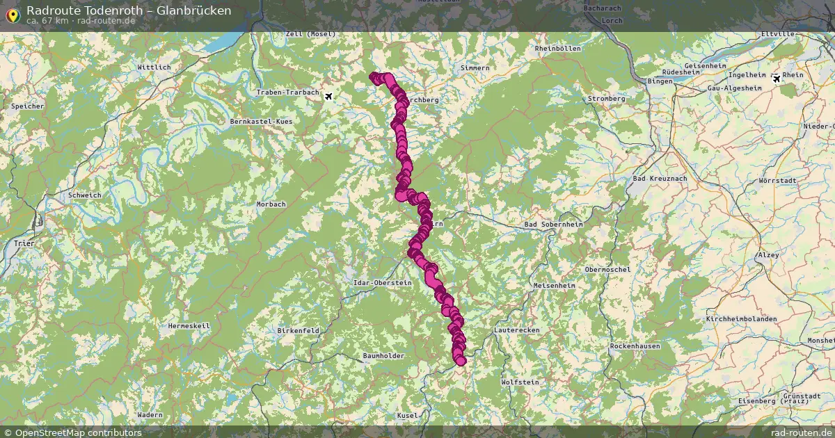 Radtour Todenroth – Glanbrücken