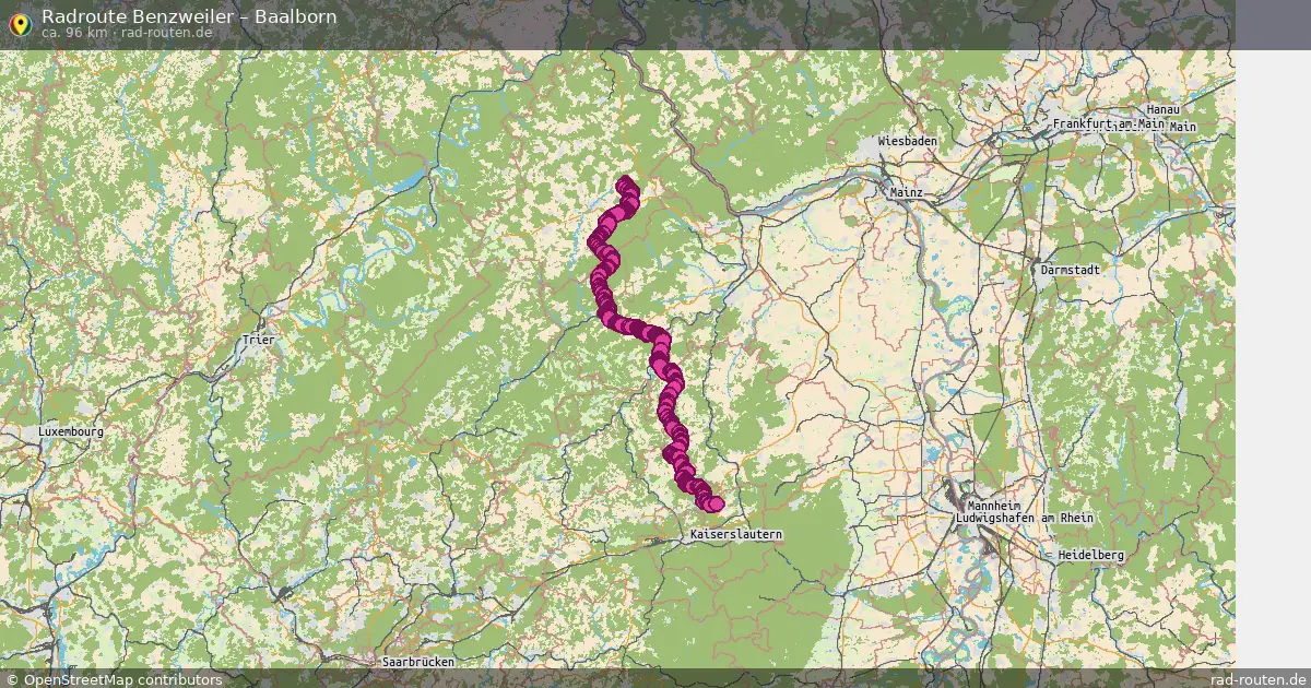 Radtour Benzweiler – Baalborn