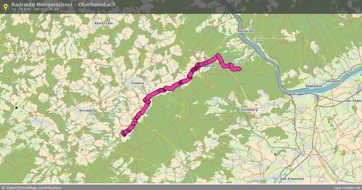 Radtour Mengerschied – Oberheimbach