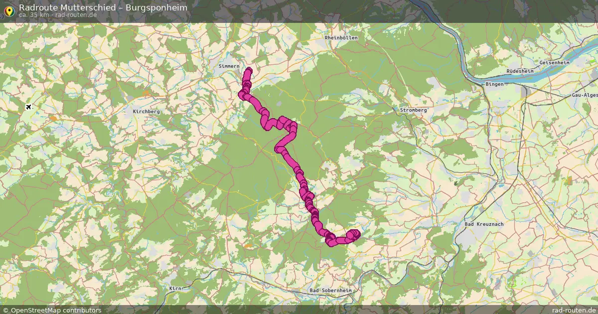Radtour Mutterschied – Burgsponheim