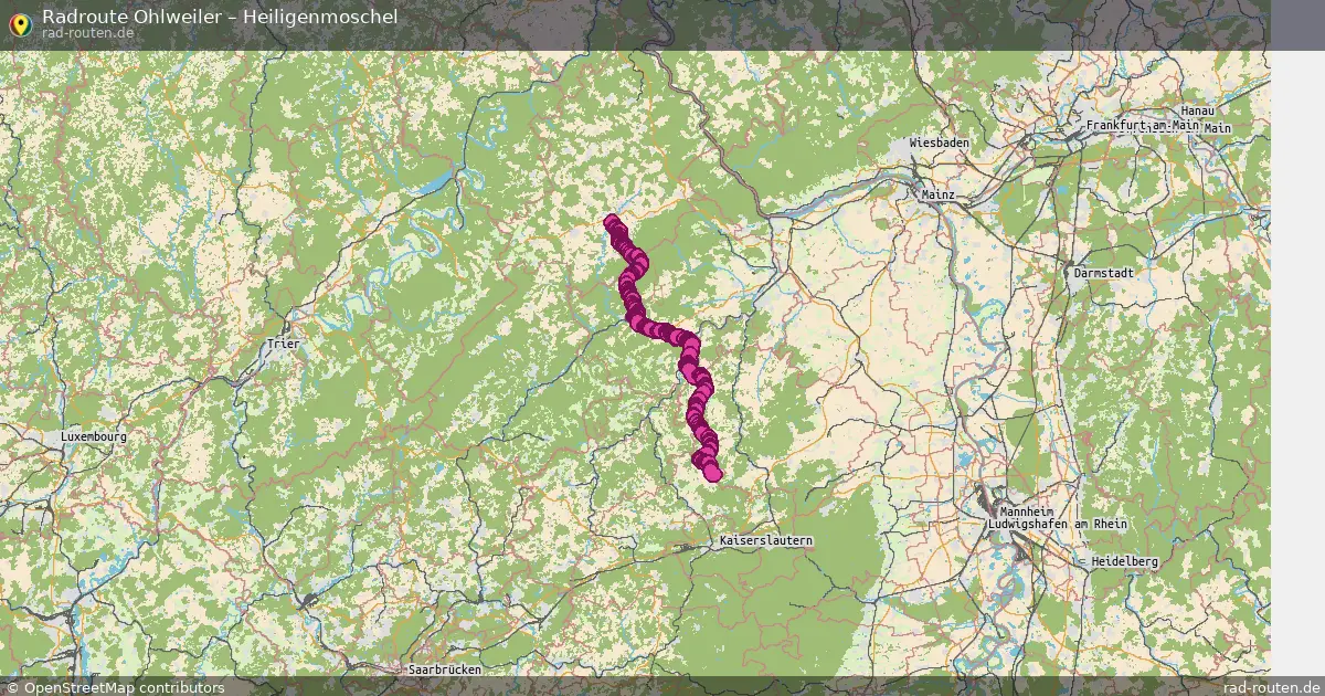 Radtour Ohlweiler – Heiligenmoschel