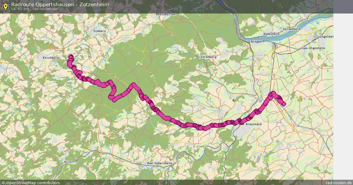 Radtour Oppertshausen – Zotzenheim