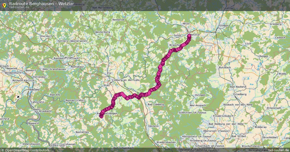 Radtour Berghausen – Wetzlar