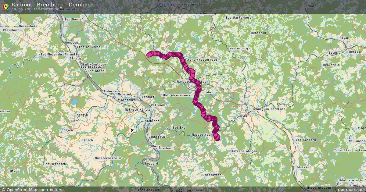 Radtour Bremberg – Dernbach