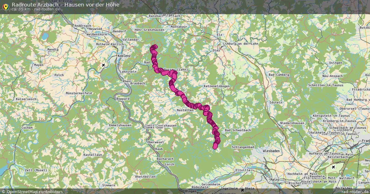 Radtour Arzbach – Hausen Vor Der Höhe
