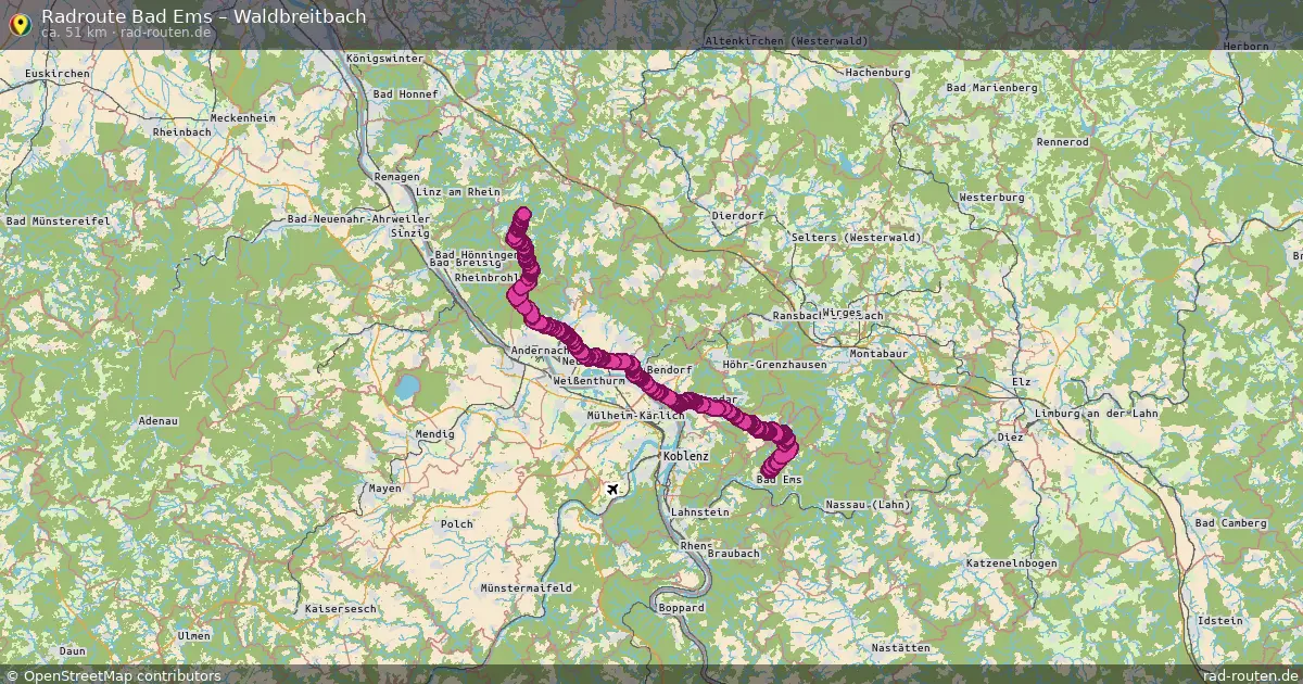 Radtour Bad Ems – Waldbreitbach