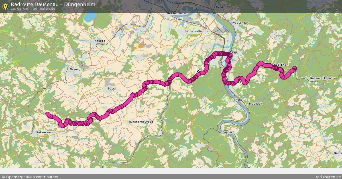 Radtour Dausenau – Düngenheim
