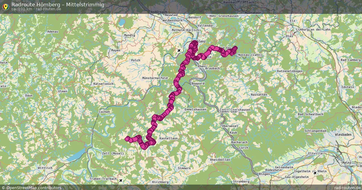 Radtour Hömberg – Mittelstrimmig