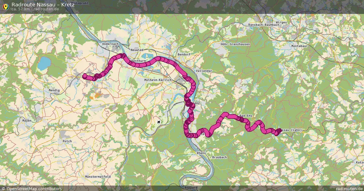 Radtour Nassau – Kretz