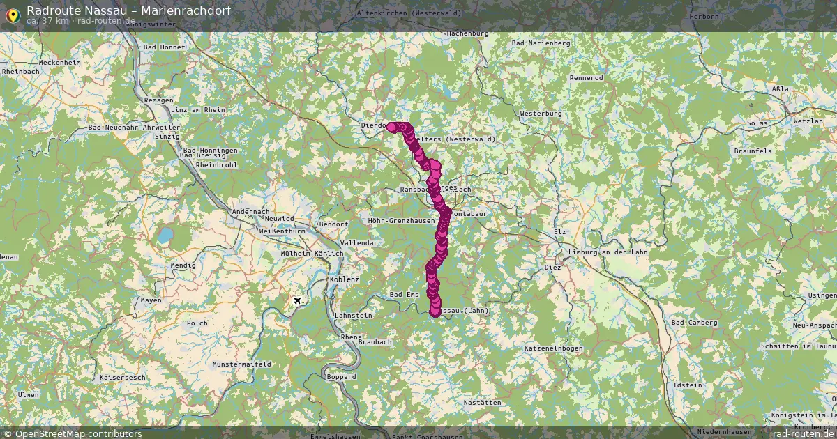 Radtour Nassau – Marienrachdorf