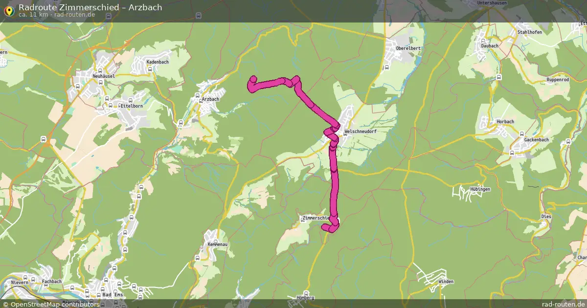 Radtour Zimmerschied – Arzbach