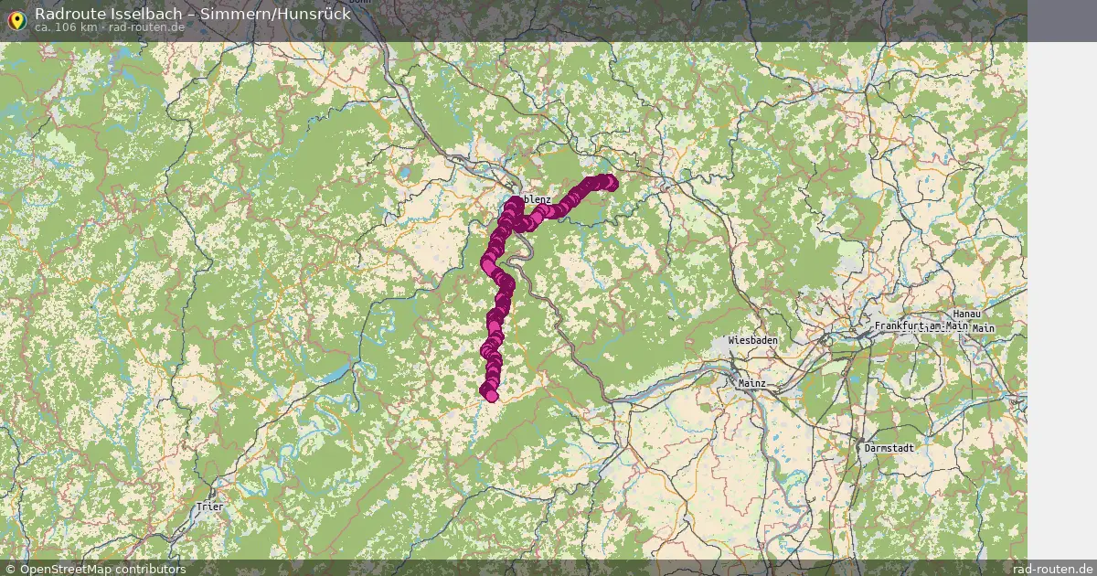Radtour Isselbach – Simmern Hunsrück