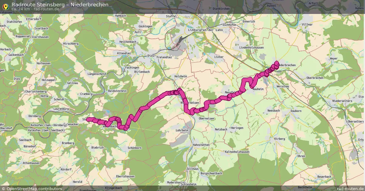 Radtour Steinsberg – Niederbrechen