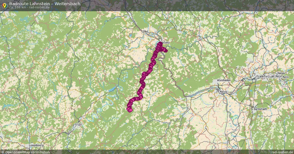 Radtour Lahnstein – Weitersbach