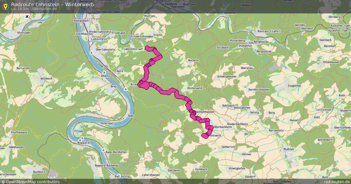 Radtour Lahnstein – Winterwerb