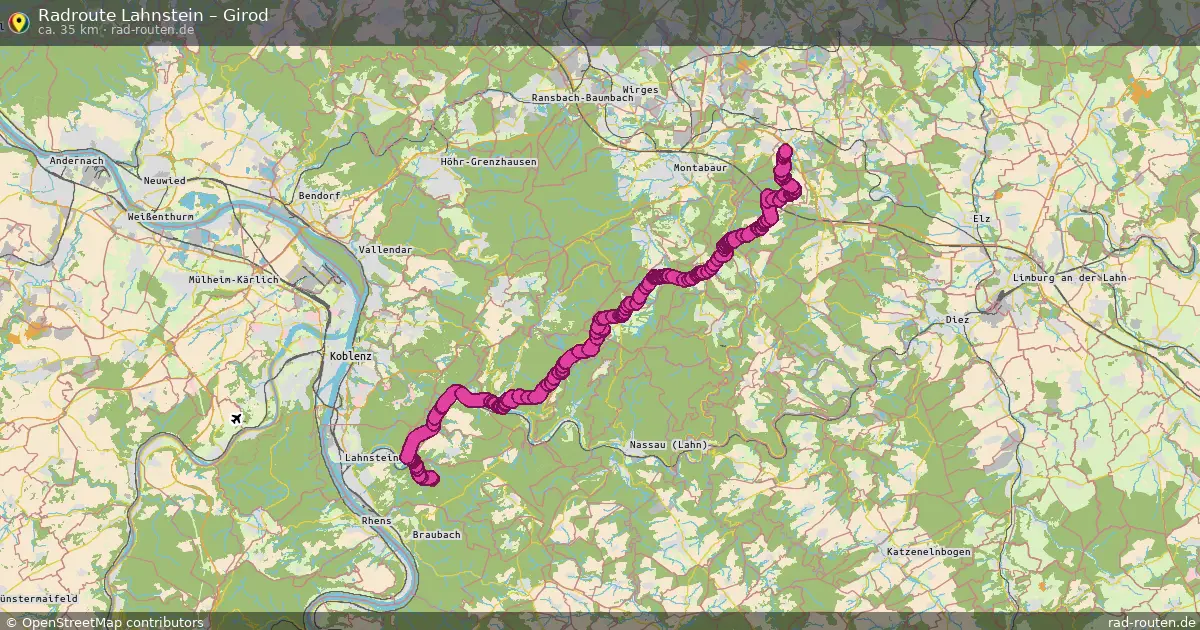 Radtour Lahnstein – Girod