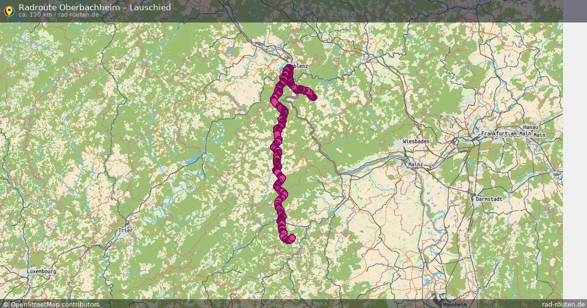 Radtour Oberbachheim – Lauschied
