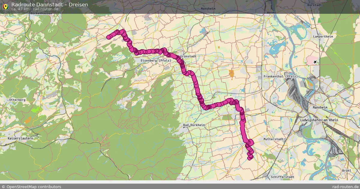 Radtour Dannstadt – Dreisen