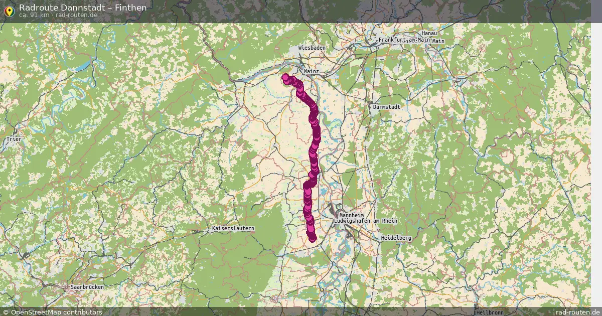 Radtour Dannstadt – Finthen