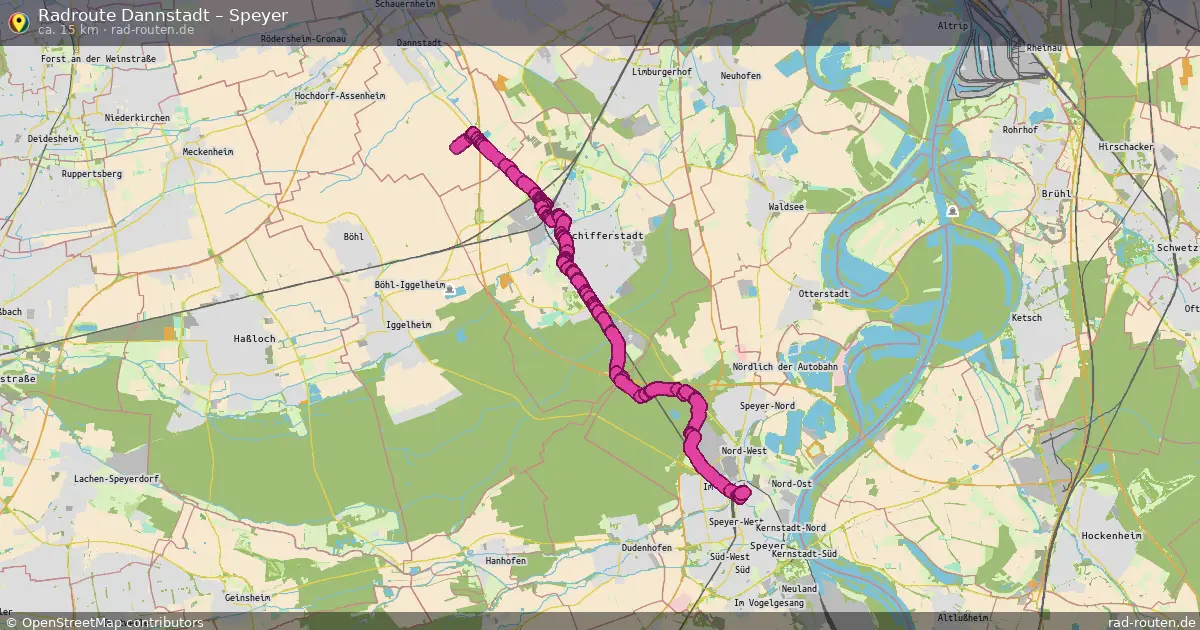 Radtour Dannstadt – Speyer