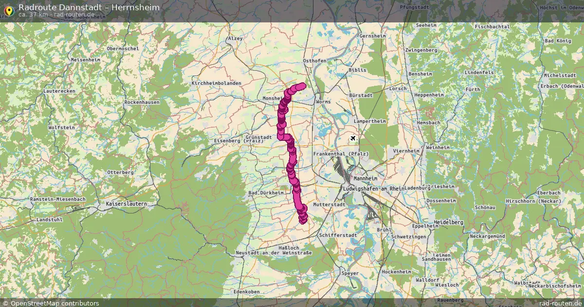 Radtour Dannstadt – Herrnsheim