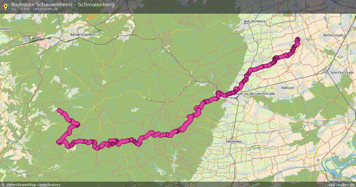 Radtour Schauernheim – Schmalenberg