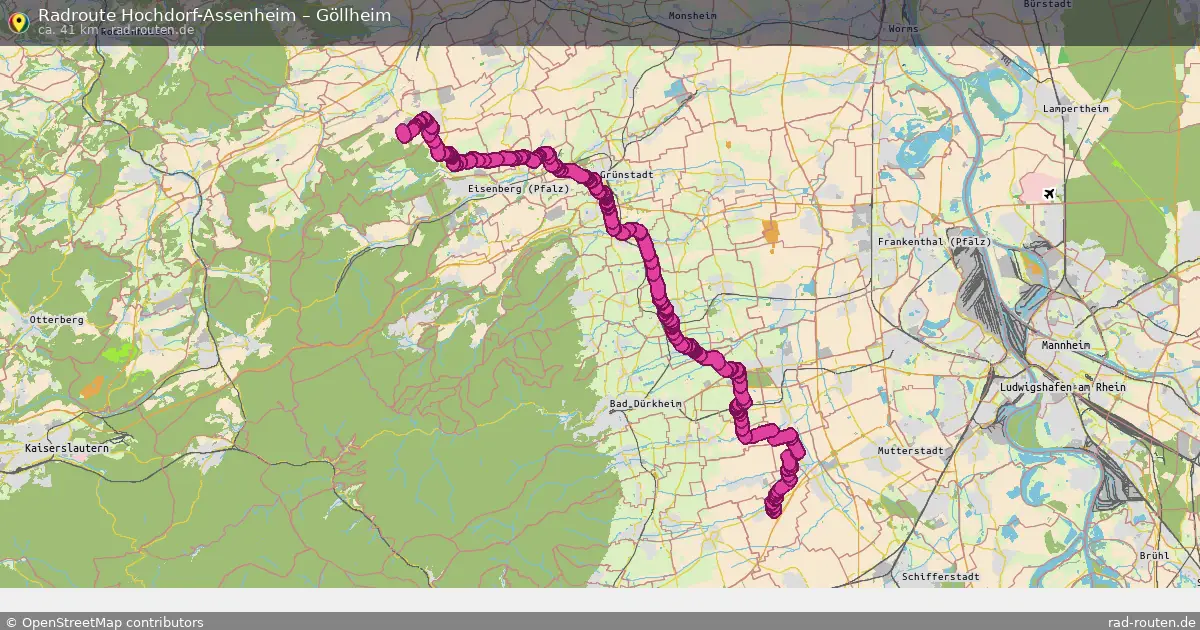 Radtour Hochdorf-Assenheim – Göllheim