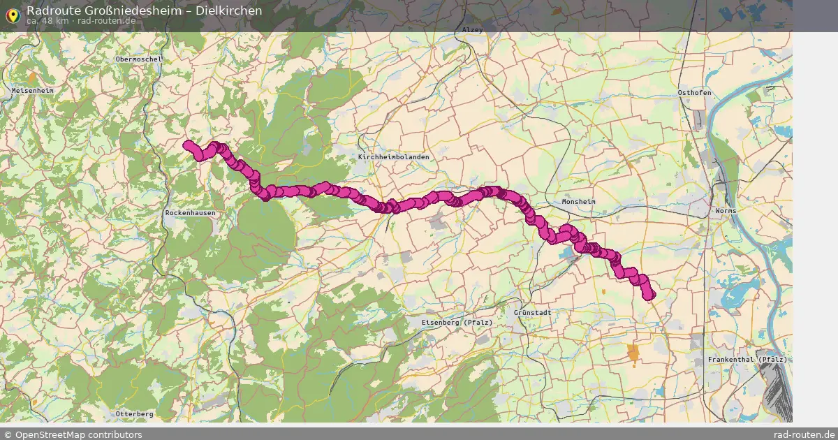 Radtour Großniedesheim – Dielkirchen
