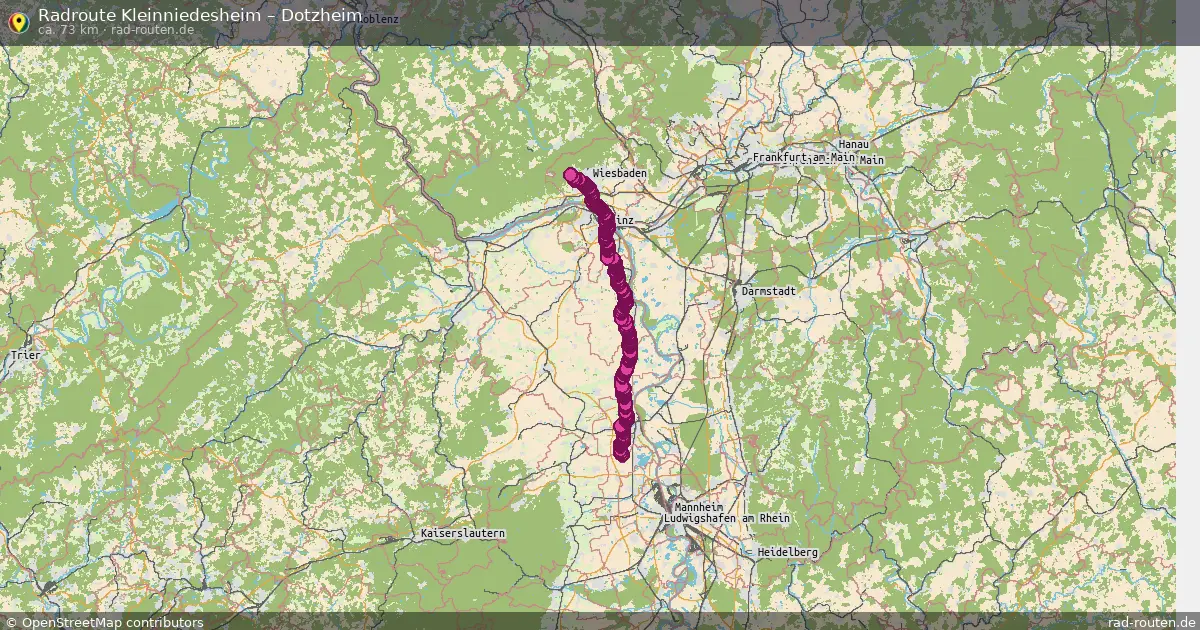 Radtour Kleinniedesheim – Dotzheim