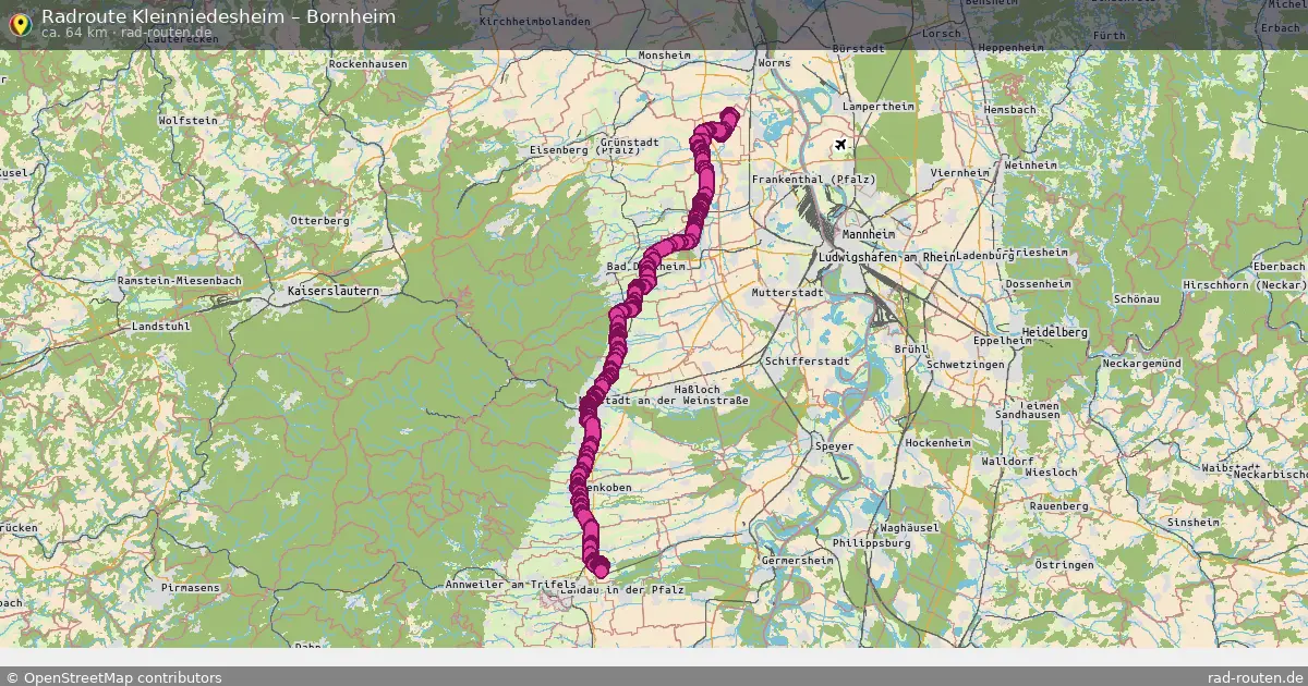 Radtour Kleinniedesheim – Bornheim
