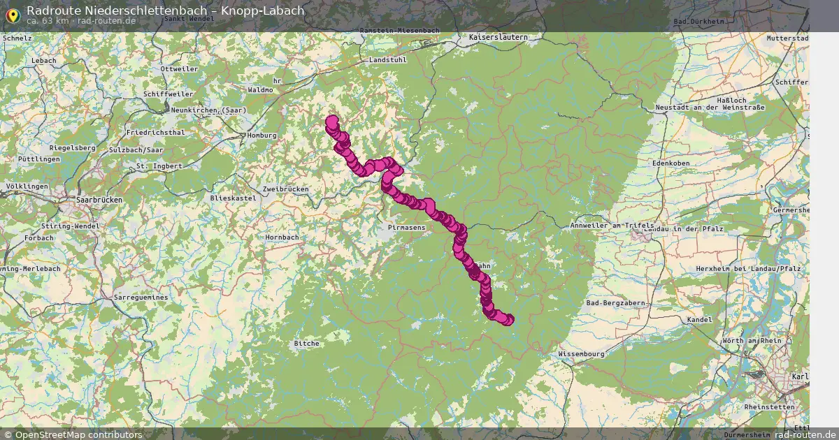 Radtour Niederschlettenbach – Knopp-Labach