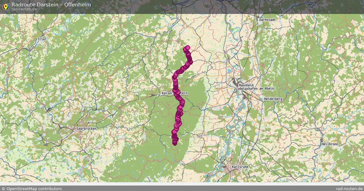 Radtour Darstein – Offenheim