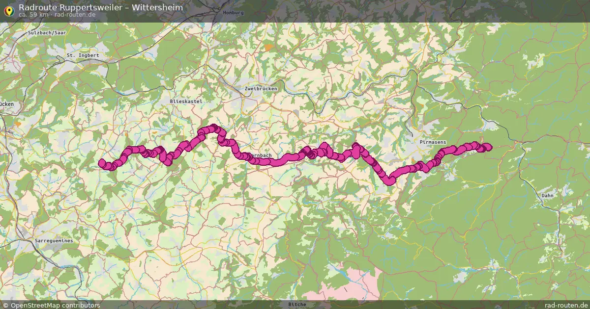 Radtour Ruppertsweiler – Wittersheim