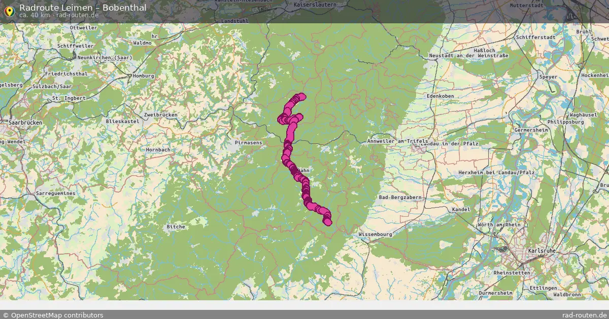 Radtour Leimen – Bobenthal