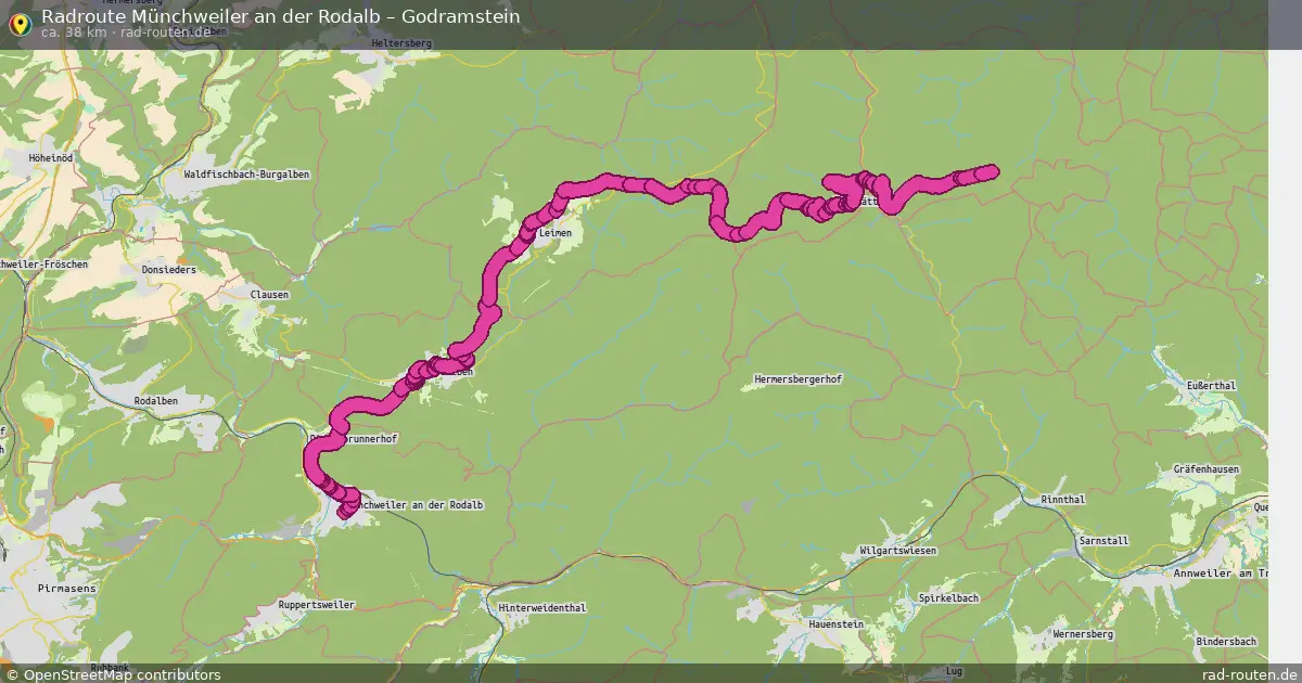 Radtour Münchweiler An Der Rodalb – Godramstein