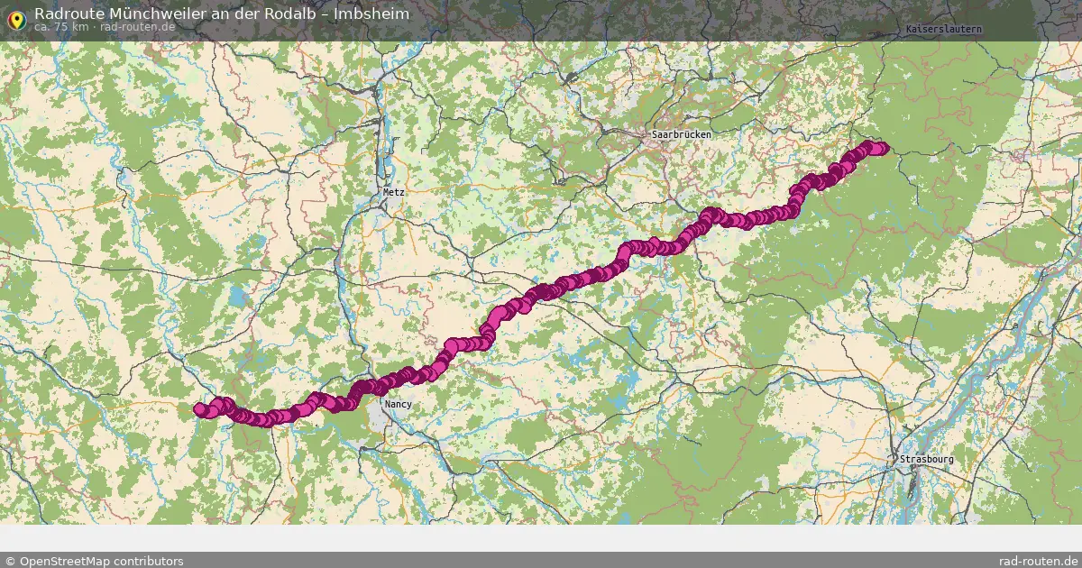 Radtour Münchweiler An Der Rodalb – Imbsheim