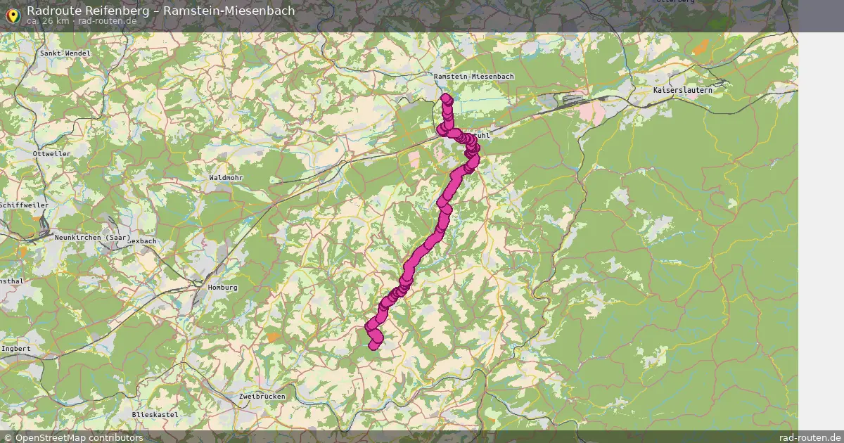 Radtour Reifenberg – Ramstein-Miesenbach