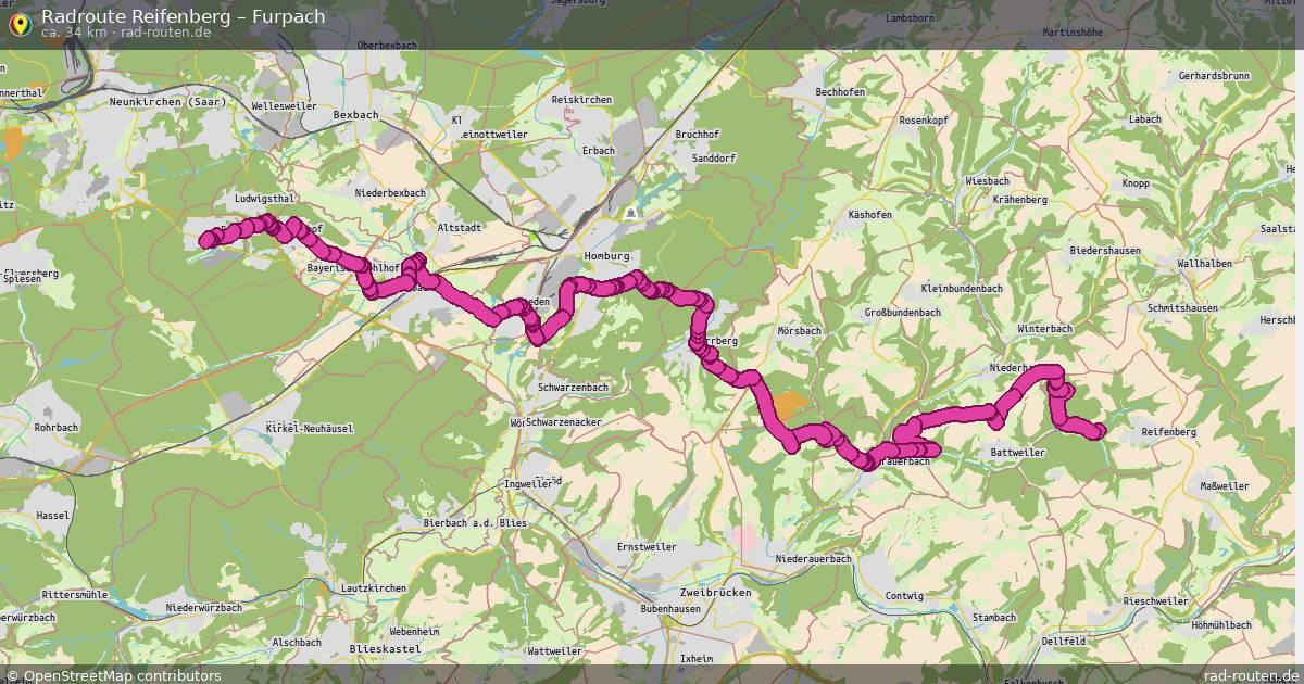 Fahrradroute Reifenberg – Furpach