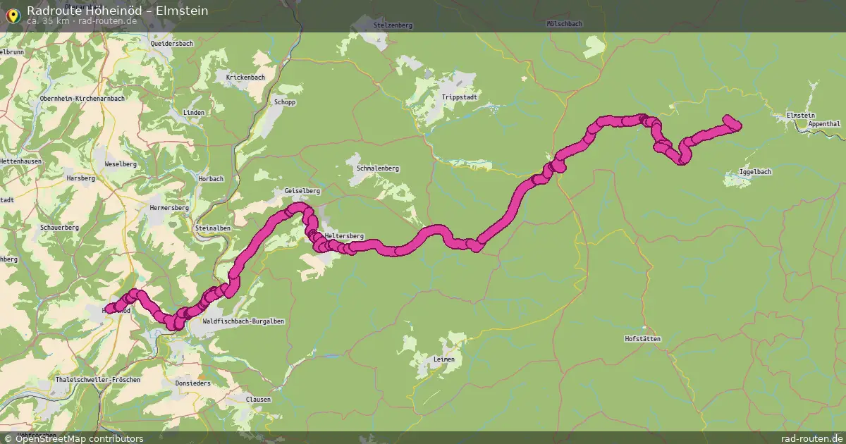 Radtour Höheinöd – Elmstein