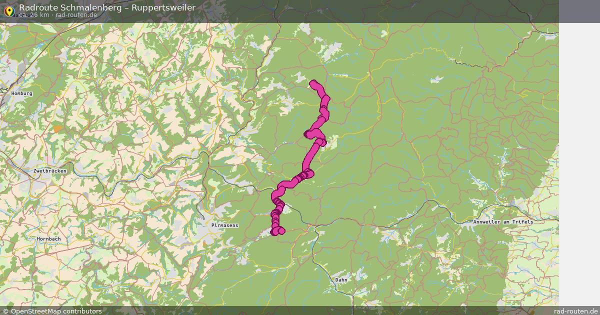 Fahrradroute Schmalenberg – Ruppertsweiler