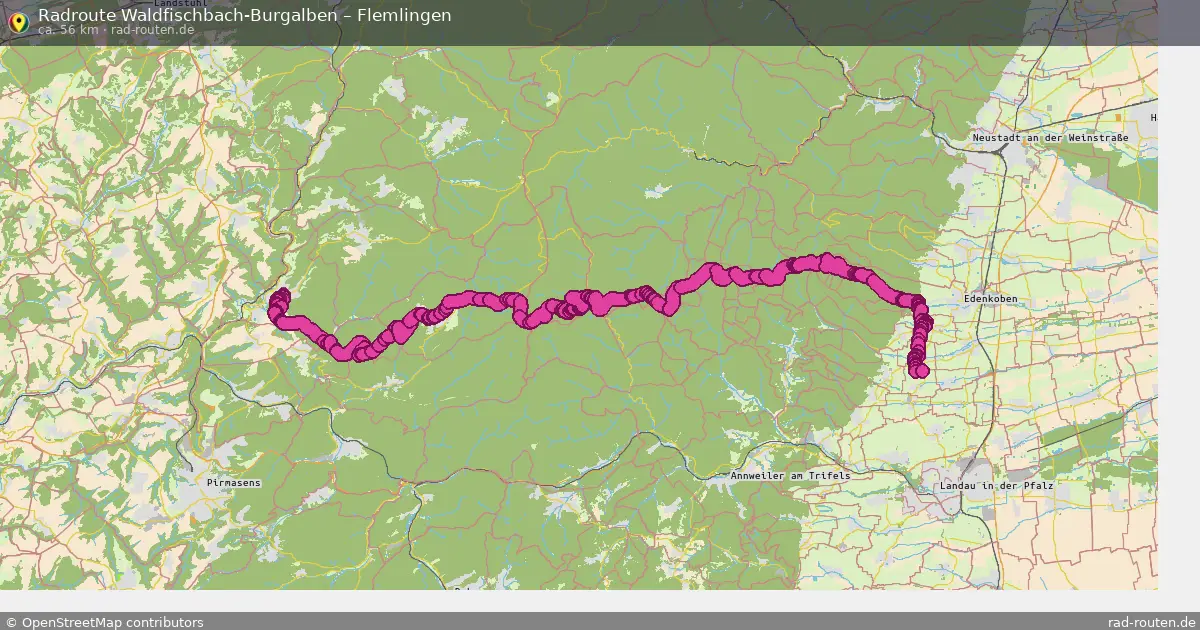 Radtour Waldfischbach-Burgalben – Flemlingen
