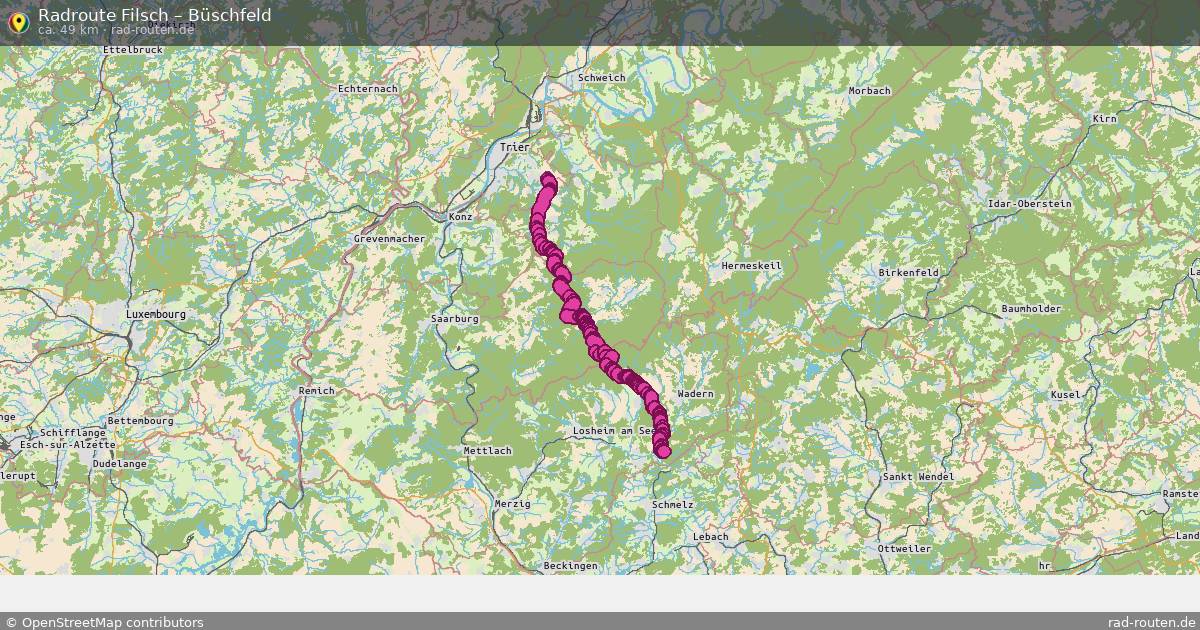 Fahrradroute Filsch – Büschfeld