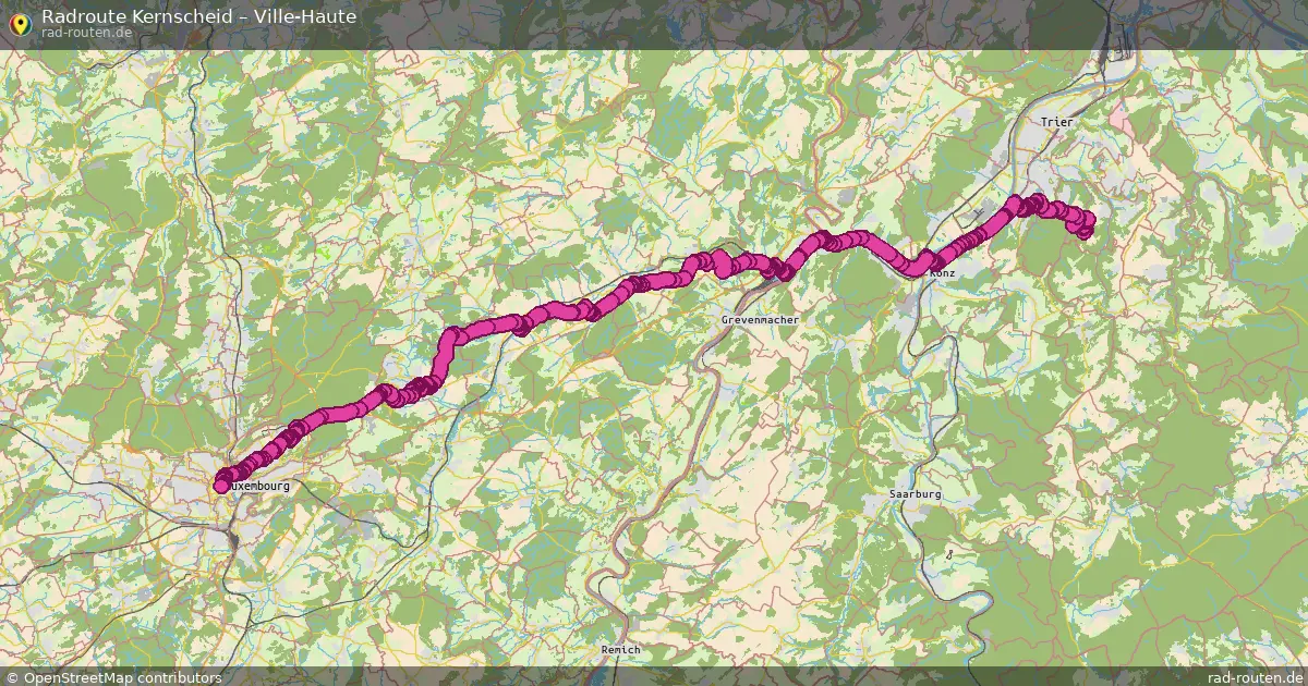 Radtour Kernscheid – Ville-Haute