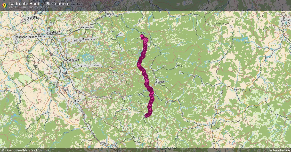 Radtour Hardt – Plettenberg