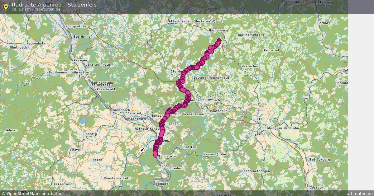 Radtour Alpenrod – Stolzenfels