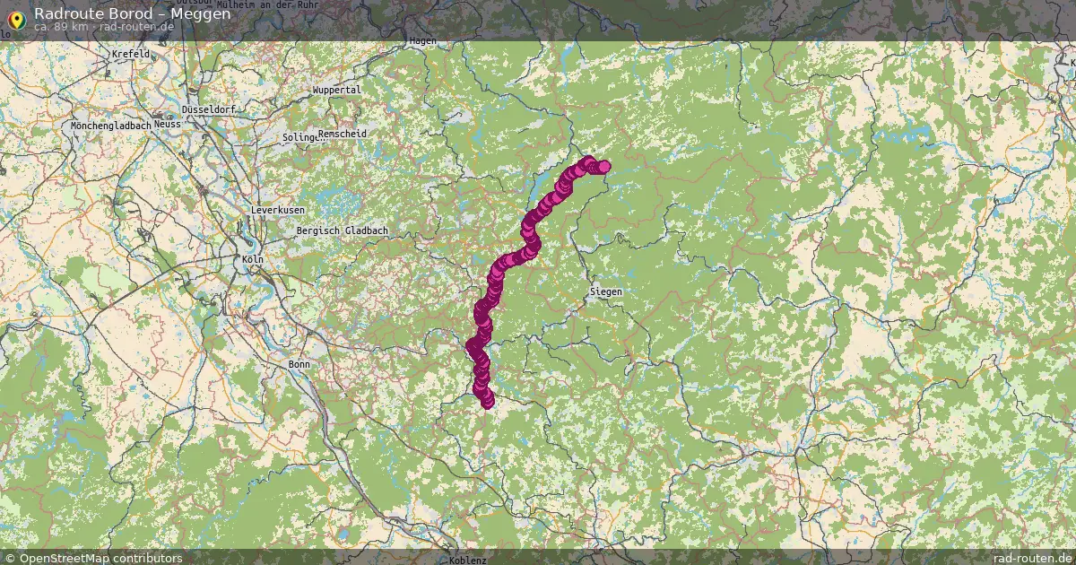 Radtour Borod – Meggen