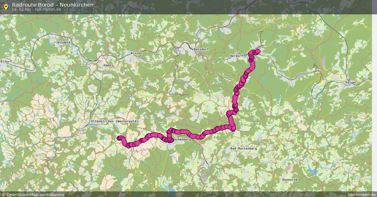 Radtour Borod – Neunkirchen