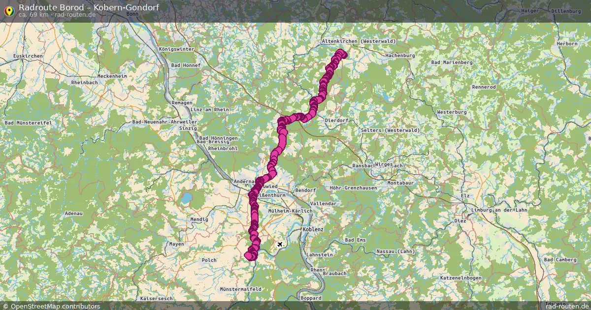 Radtour Borod – Kobern-Gondorf