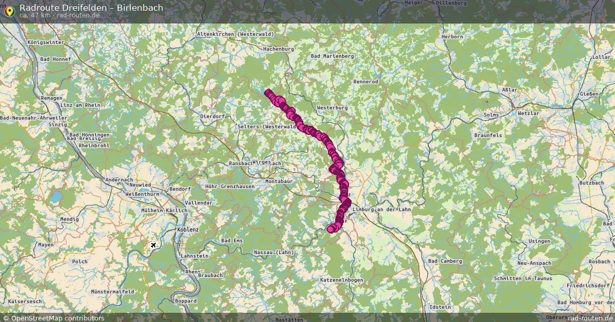 Radtour Dreifelden – Birlenbach